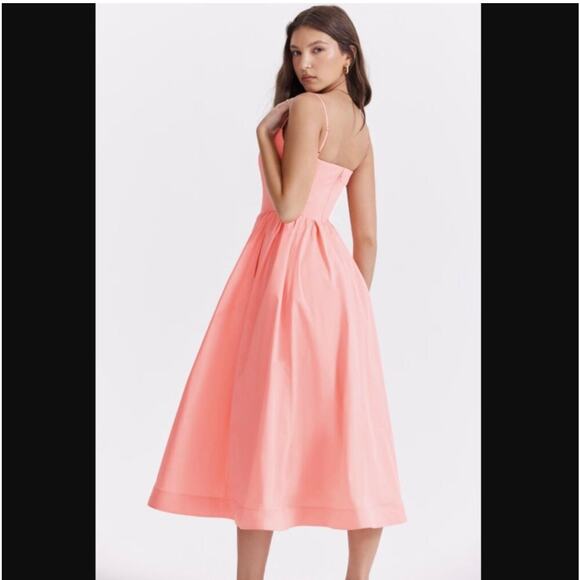 House of CB Lolita Apricot Dress - Size Medium - New - Picture 4 of 7